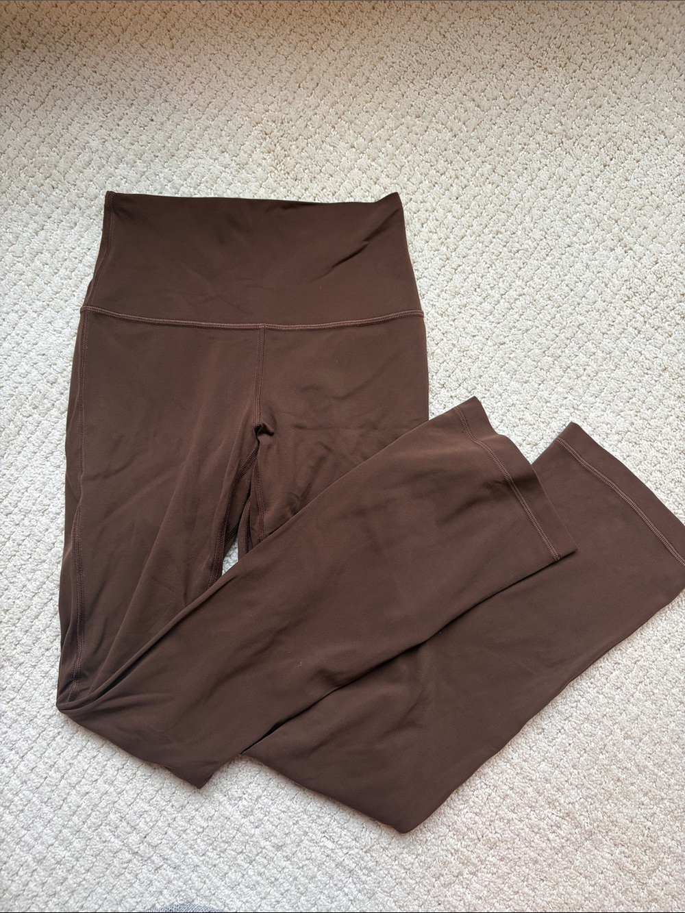 Lululemon Women’s High-Waist Brown Yoga Pants